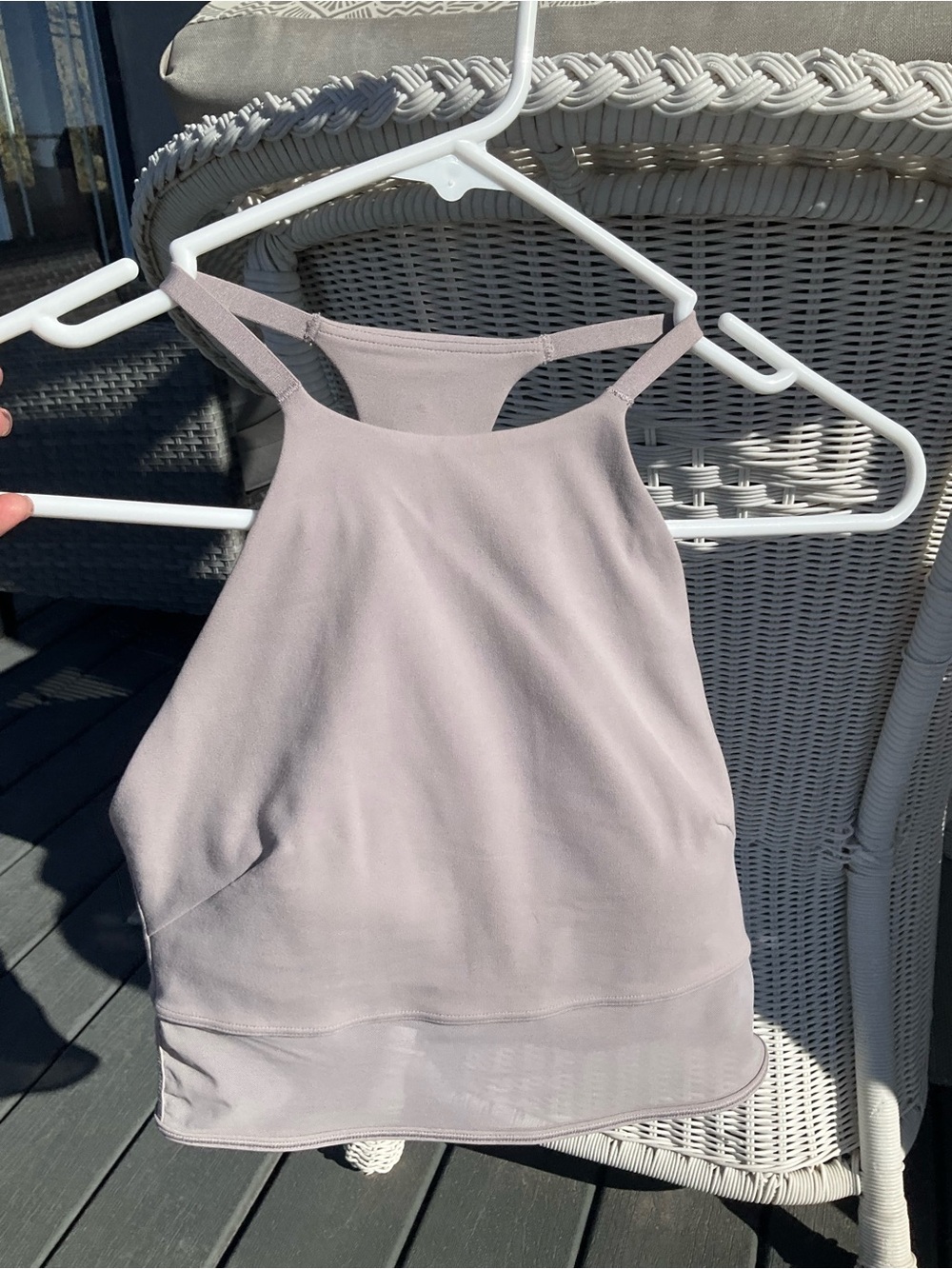 lululemon athletica Dusty Mauve High-Neck Crop Top